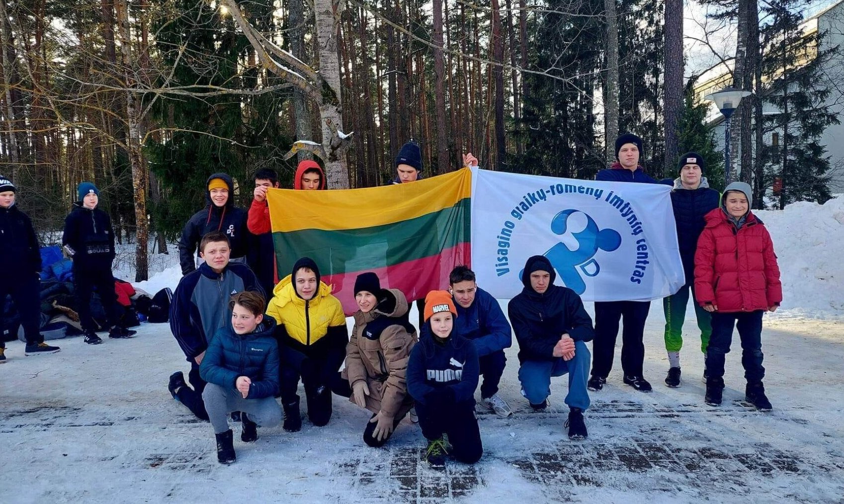Пробегом отметили 105-ю годовщину восстановления Литовского государства висагинцы