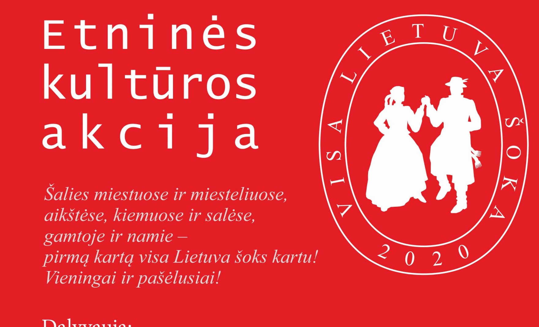 В VI раз в Литве пройдет акция «Visa Lietuva šoka»