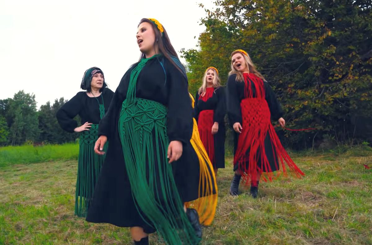 Folkloro ansamblio „Kalyna“ klipo premjera